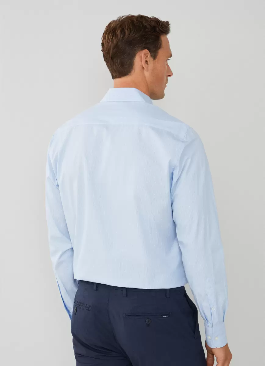 Camisa De Rayas Fit Clásico Ultimo Modelo Hombre Camisas Hackett London Blue/White - 2