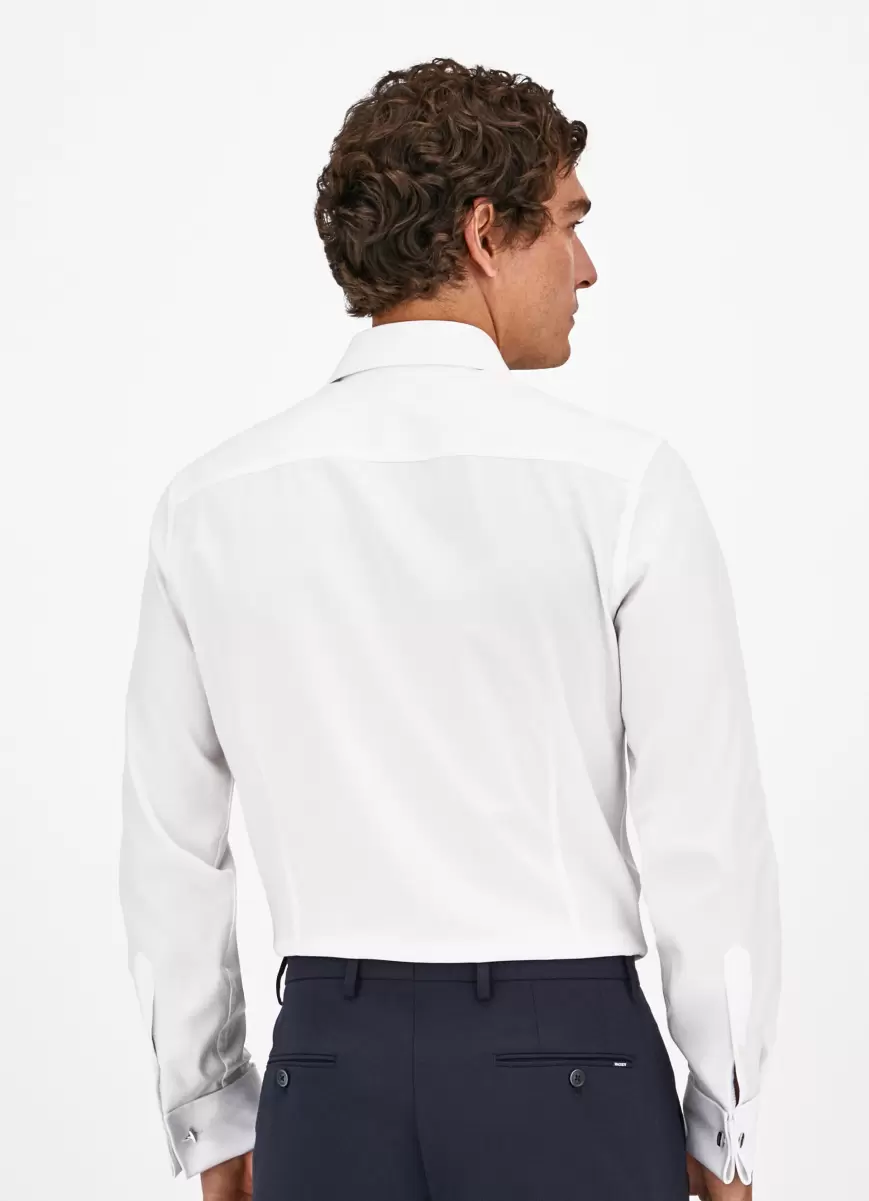 Camisa De Algodón Fit Clásico Recomendado Camisas Hombre White Hackett London - 3