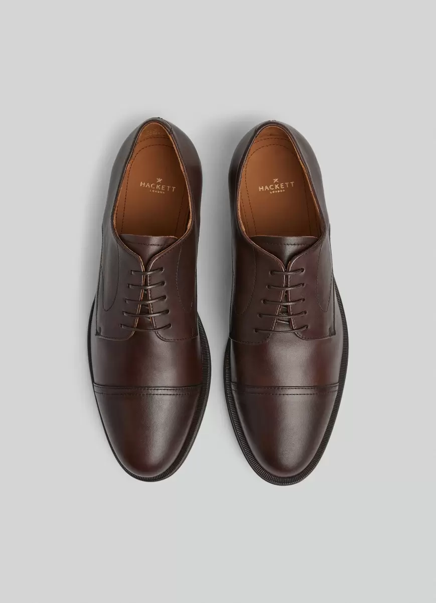 Dark Brown Tienda Online Hackett London Hombre Zapatos De Vestir Zapatos Bluchers Piel - 2