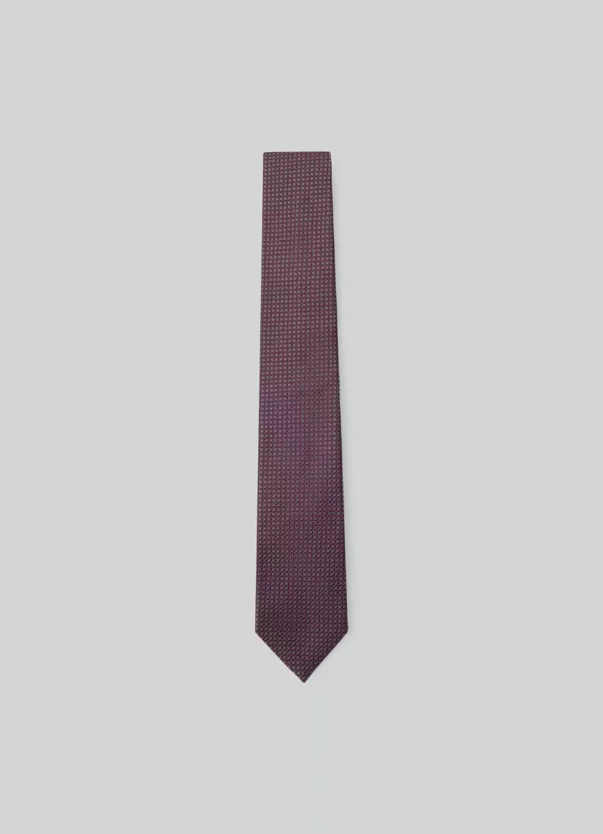 Recomendar Corbatas Y Pañuelos De Bolsillo Hackett London Hombre Corbata Seda Estampado Estrellas Charcoal Grey