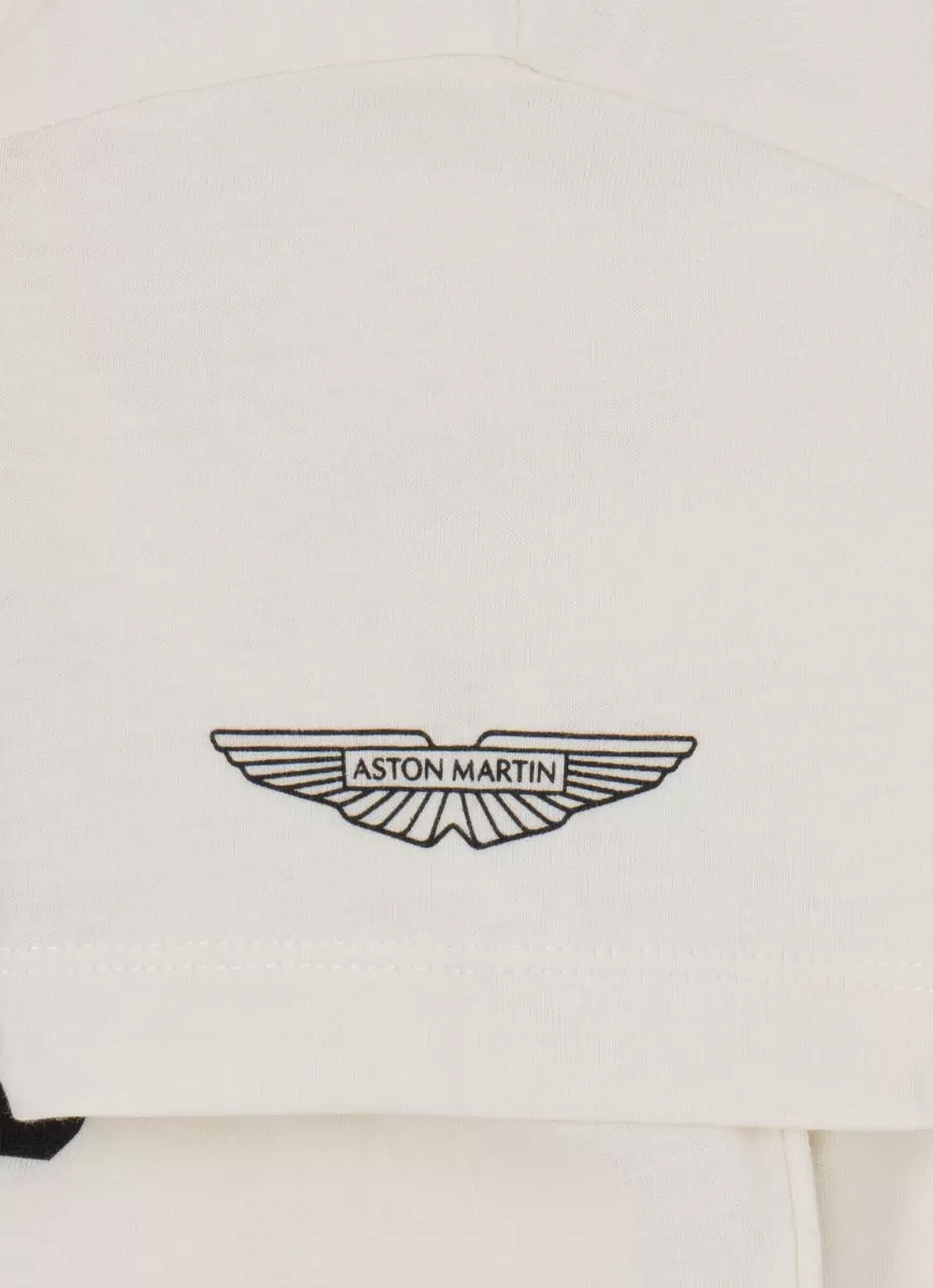 Camiseta Estampada Aston Martin Hombre Ecru White Hackett London Comercio Camisetas Y Sudaderas - 2
