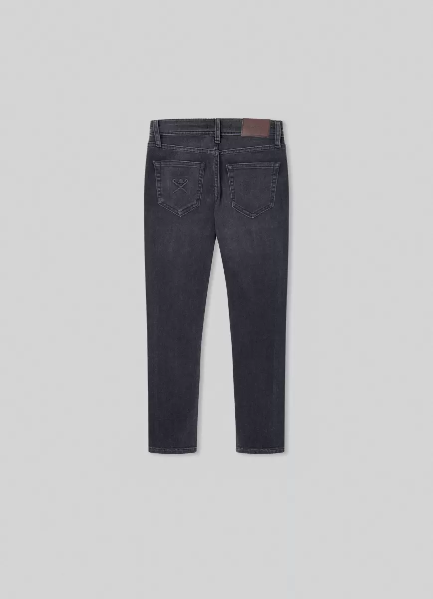 Jeans Denim Grey Fit Slim Grey Pantalones Hackett London Hombre Precio De La Actividad - 1