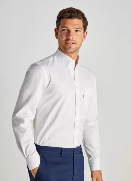 Faconnable Looks Formales White Camisa Popelín Club Hombre