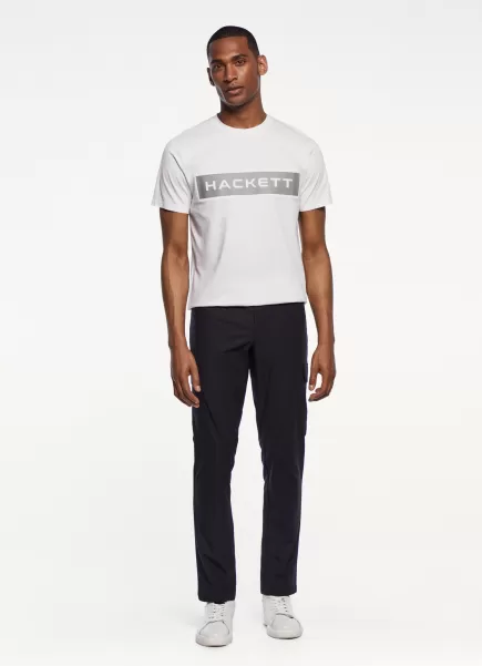Comercio Black Hombre Pantalón Cargo Elástico Pantalones Y Chinos Hackett London