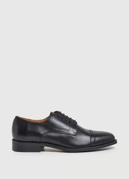 Hombre Hackett London Zapatos Bluchers Piel Black Zapatos De Vestir Salida