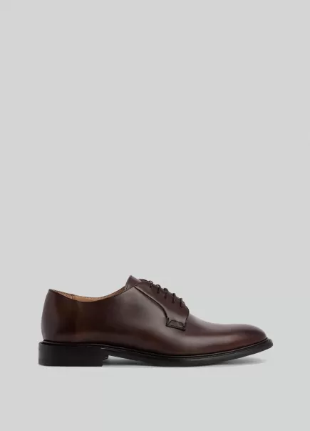 Hackett London Zapatos Derby Piel Zapatos Casual Hombre Estado Del Inventario Dark Brown