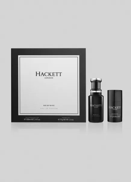 Hackett London Perfumes Y Cuidado Personal Charcoal Grey Comercio Set Regalo: Perfume Y Desodorante Para Él Hombre