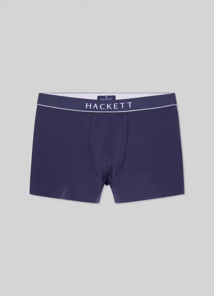 3-Pack Trunk Boxers Hackett London Calcetines Y Ropa Interior Navy Lujoso Hombre