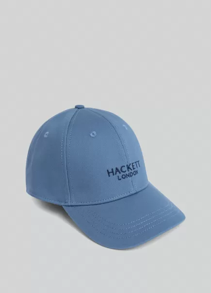 Blue Hombre Hackett London Accesorios Comercio Gorra Béisbol Logo Bordado